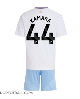 Billige Fotballdrakt Aston Villa Boubacar Kamara #44 Replika Bortedraktsett Barn 2024-25 Kortermet (med bukser)